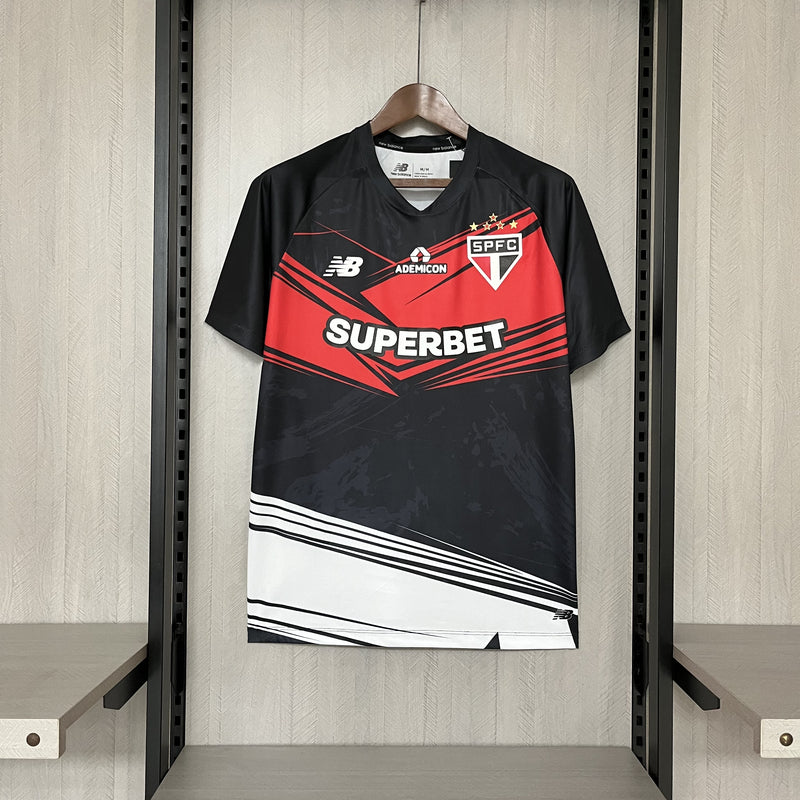 Camisa São Paulo Goleiro 2025 New Balance - Preta