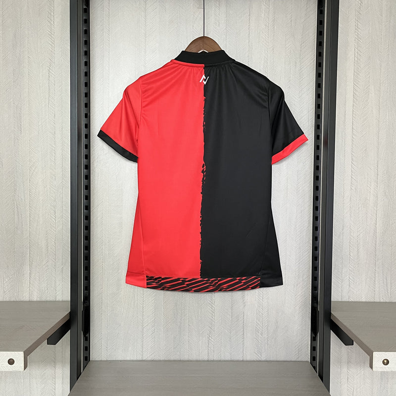 Camisa Vitória Feminina 2025 Volt - Vermelha e Preta