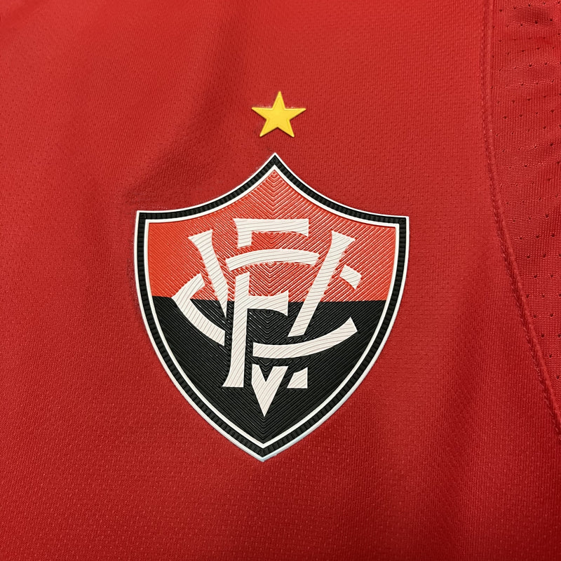 Camisa Vitória 2025 Volt Copa de Nordeste - Vermelha e Preta
