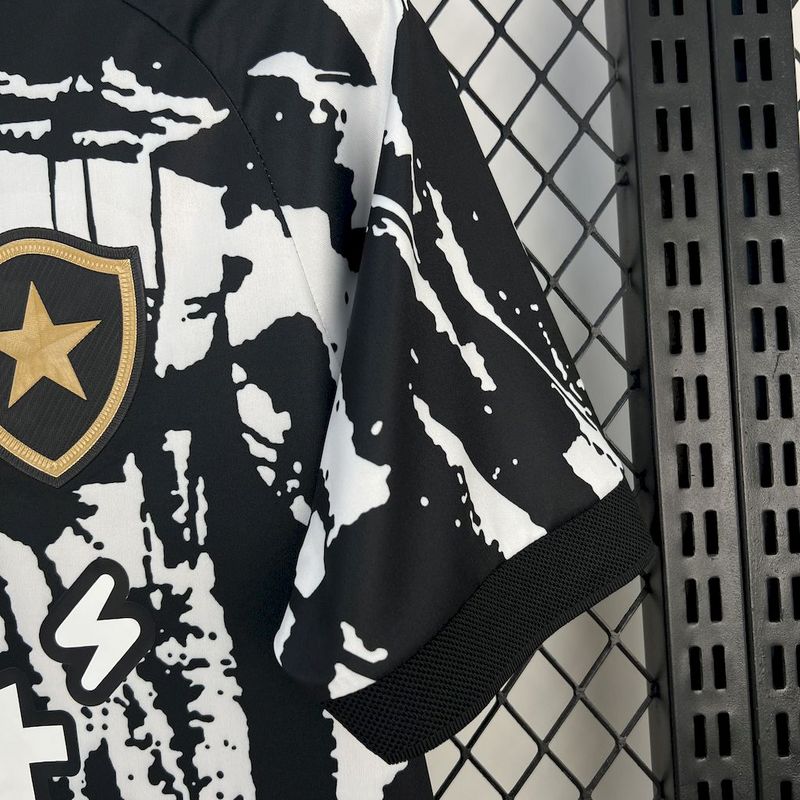 Camisa Botafogo 2025 Rebook - Preta e Branca