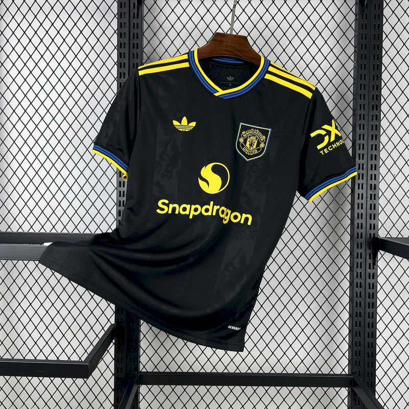Camisa Manchester United 2025/26 Adidas - Preta