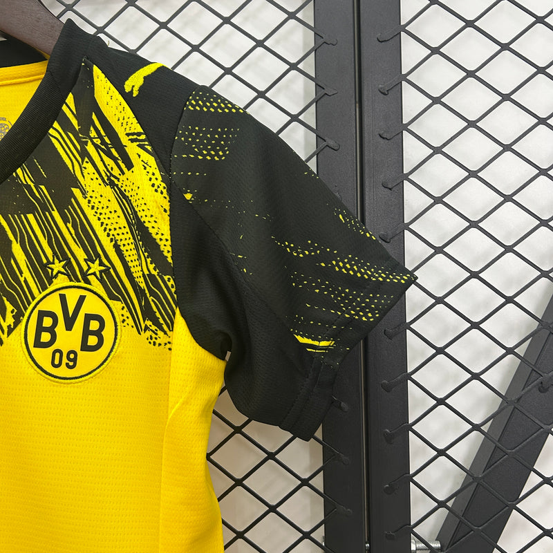 Kit Infantil Borussia Dortmund 25/26 Puma - Amarela