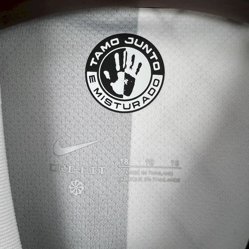 Kit Infantil Corinthians 24/25 Nike - Preto e Branco
