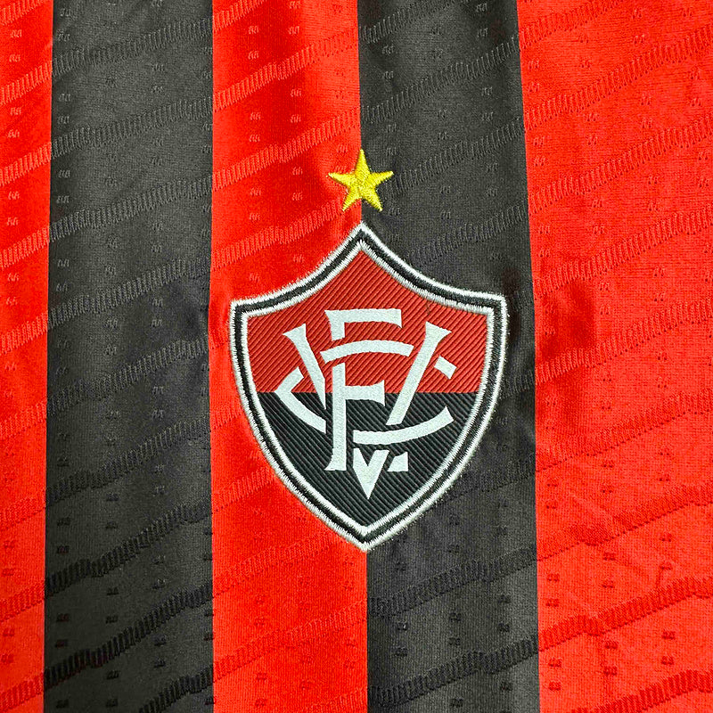 Camisa Vitória Feminina 2025 Volt - Rubro Negra