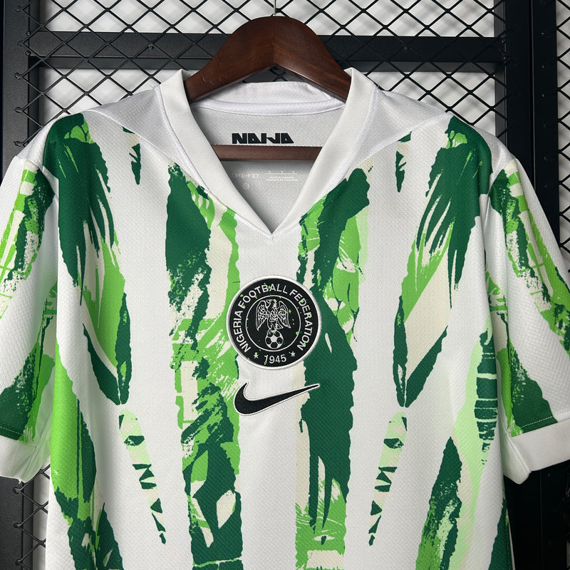 Camisa Seleção Nigéria 2025 Nike - Branca e Verde