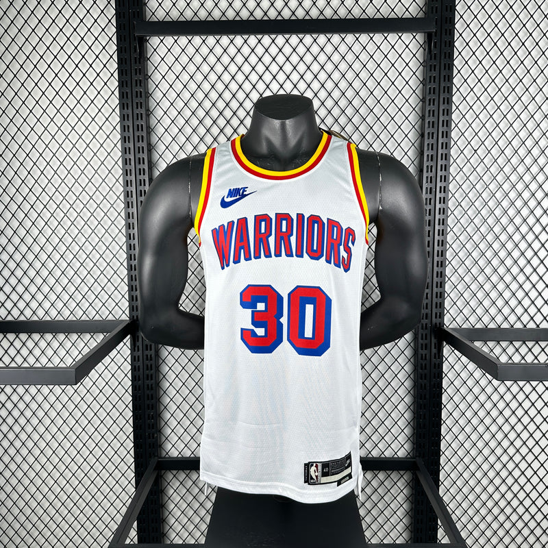 Regata Golden State Warriors 2025 Retrô Masculina  - Branca