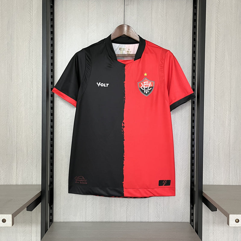 Camisa Vitória 2025 Volt Copa de Nordeste - Vermelha e Preta