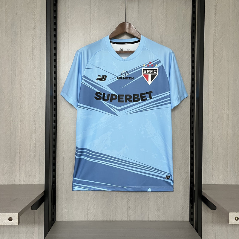 Camisa São Paulo Goleiro 2025 New Balance - Azul