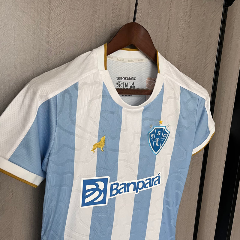 Camisa Paysandu Feminina 2025 Lobo - Azul e Branca