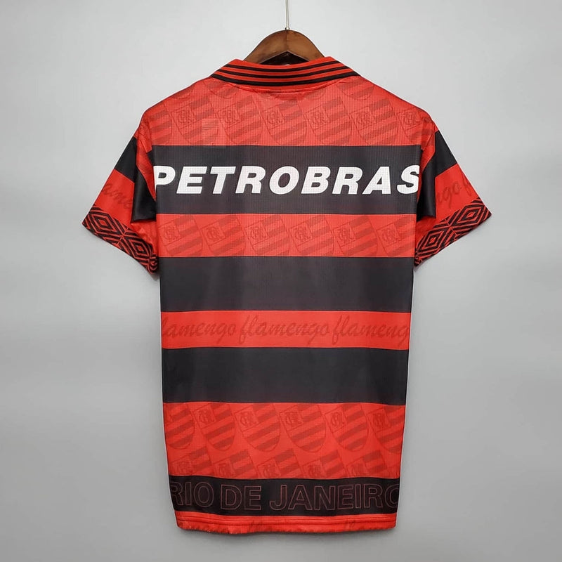 Camisa Flamengo Retrô 1995 Vermelha e Preta - Umbro